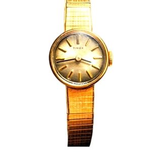 1973 Rolled Gold Lady's Timex Manual Wind Watch